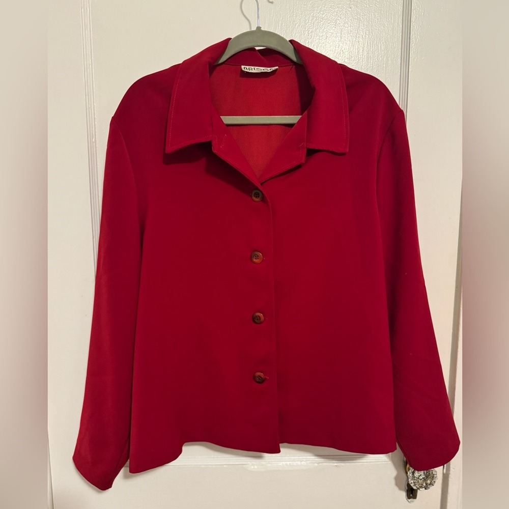 Vintage Red Blazer